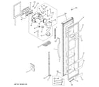 GE GSL25JFPABS freezer door diagram