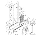 GE GSL25JFPABS freezer section diagram