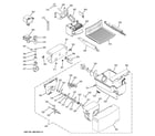 GE GSL25JFPABS ice maker & dispenser diagram