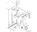 GE GSL25JFPABS fresh food section diagram