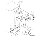 GE GSL25JFPDBS fresh food section diagram