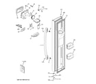 GE PSE25KSHEHSS freezer door diagram