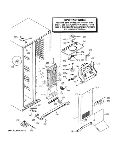 Freezer section