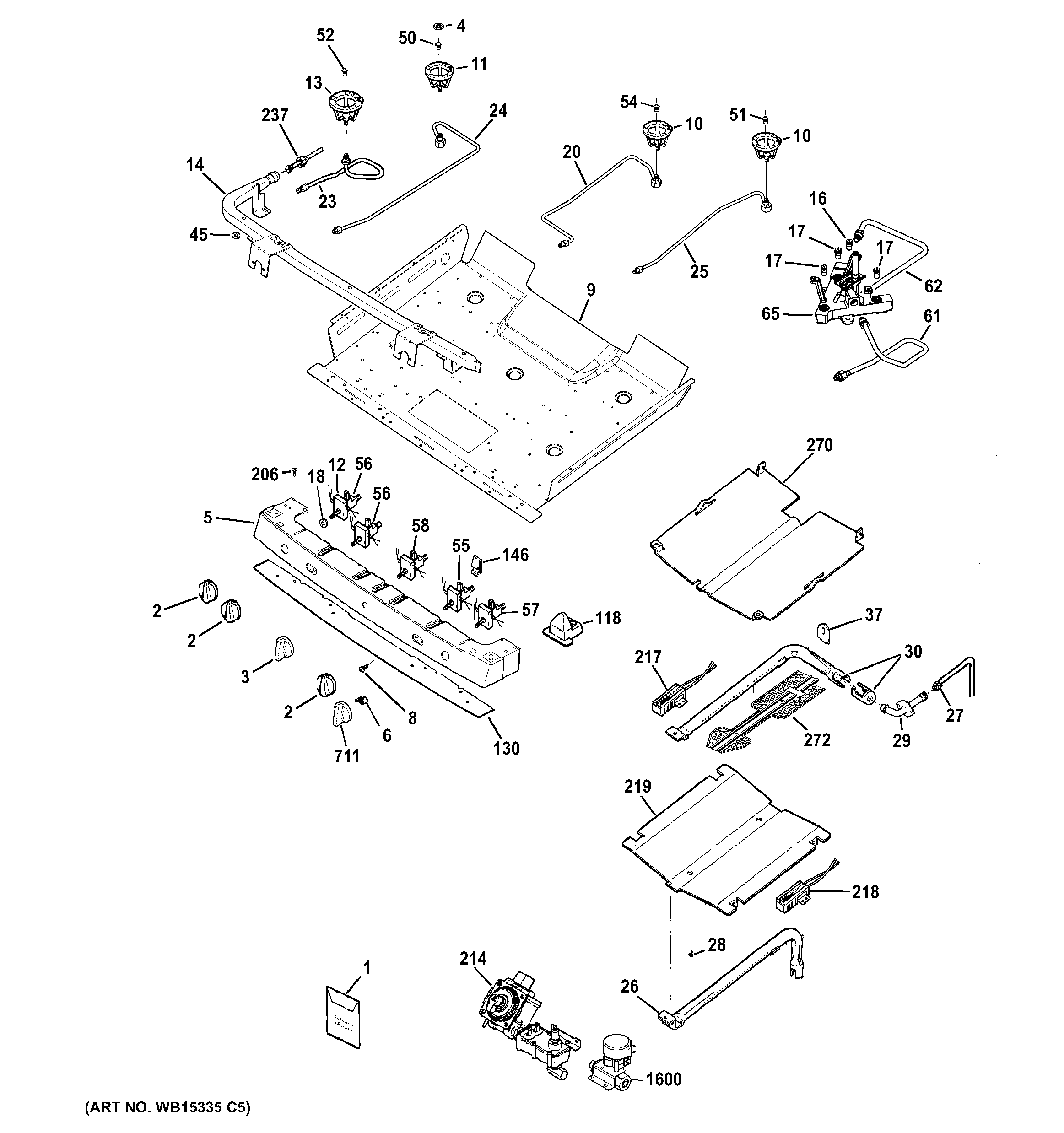Gas & burner parts