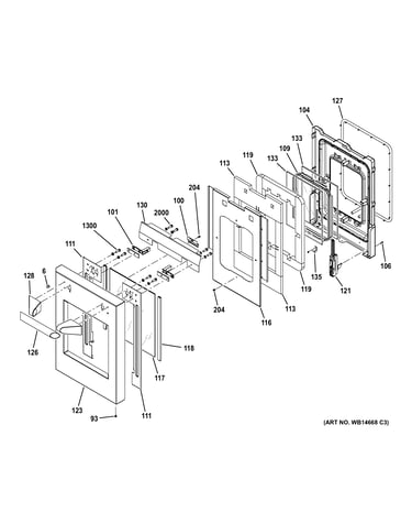 Small door assembly