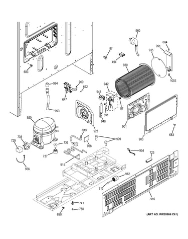 Machine compartment