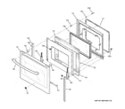 GE PB911TJ2WW door diagram