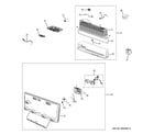 GE GFSL6KEXALS freezer section diagram