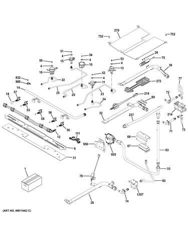 Gas & burner parts