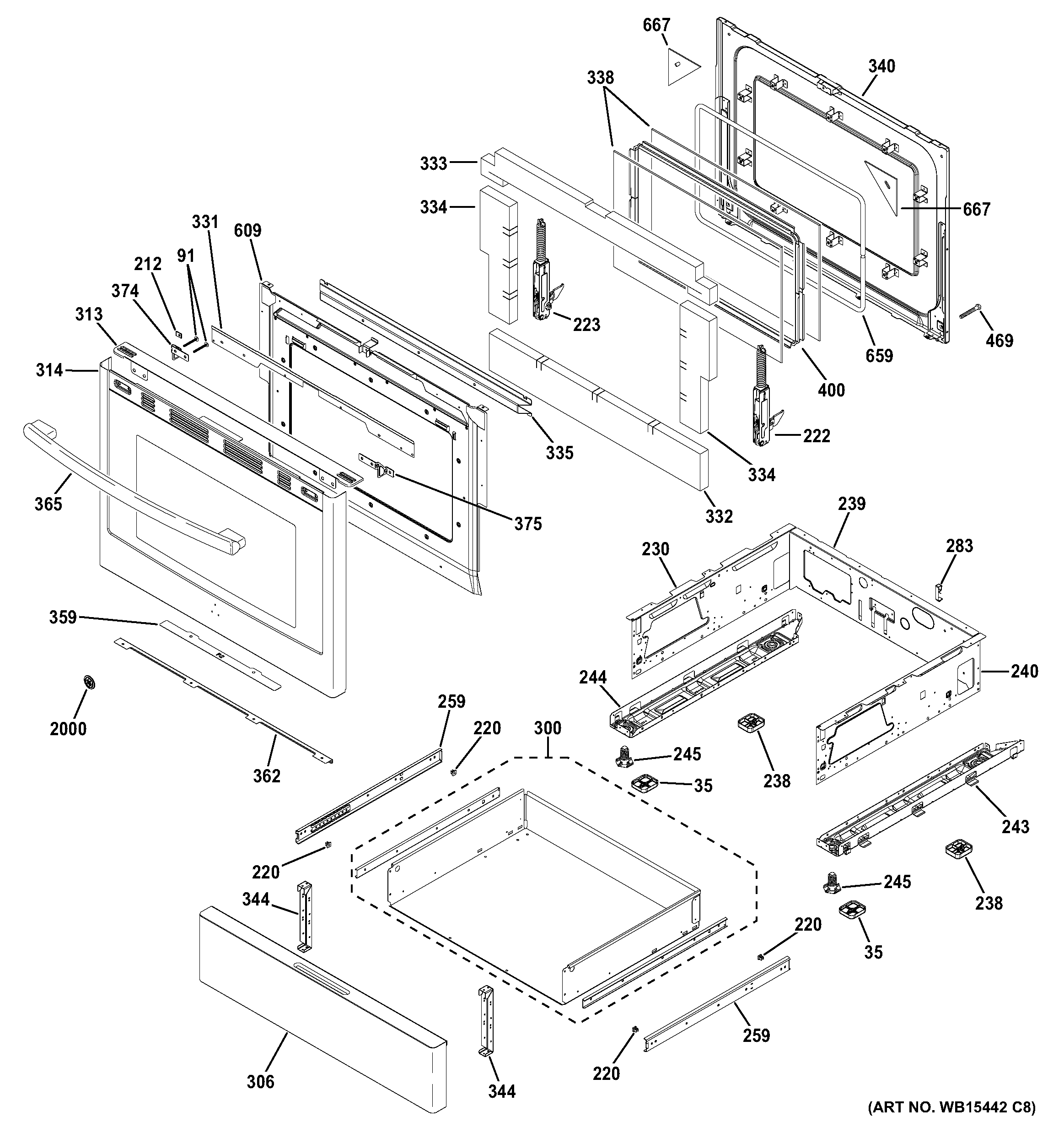 Door & drawer parts