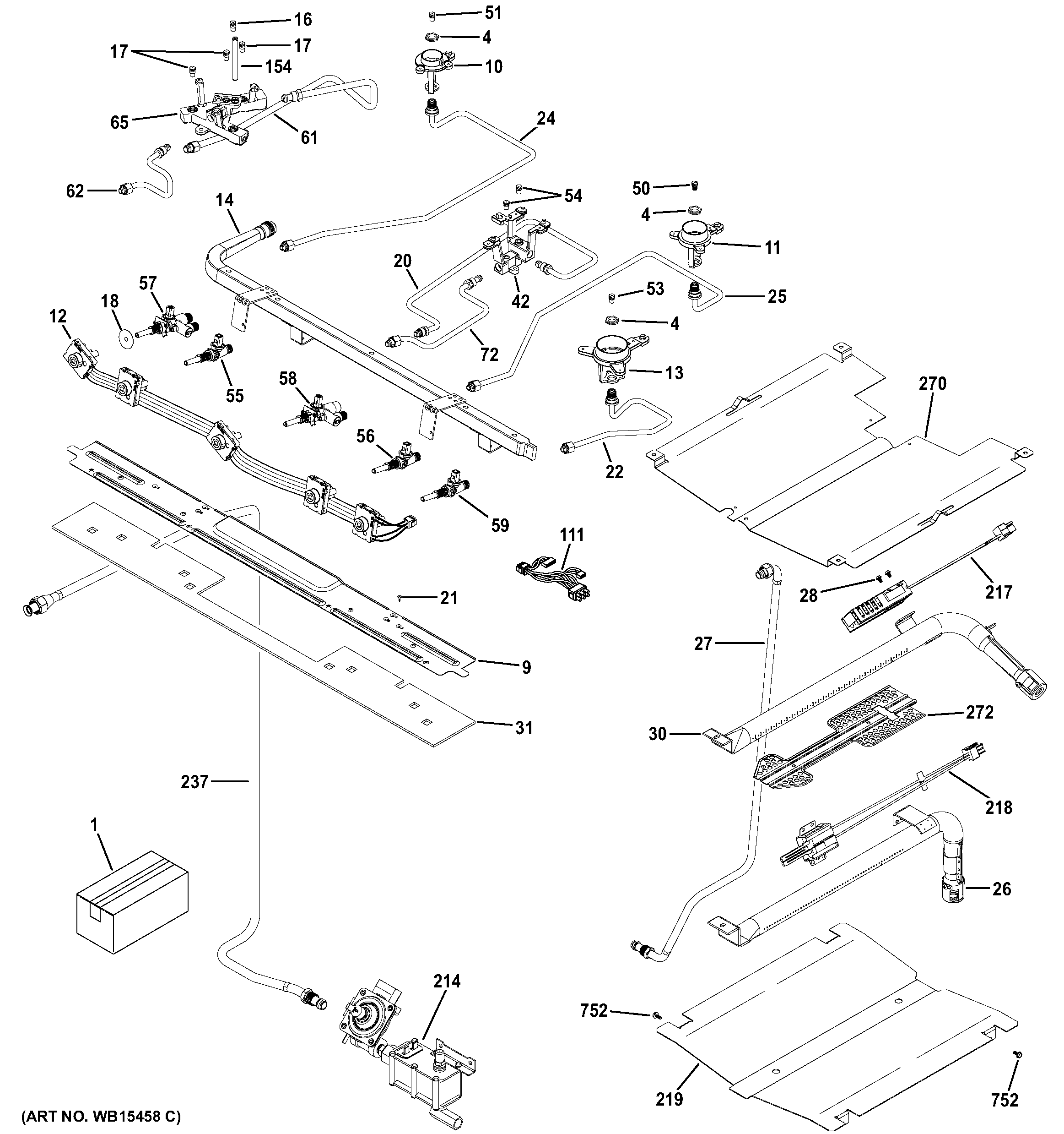 Gas & burner parts
