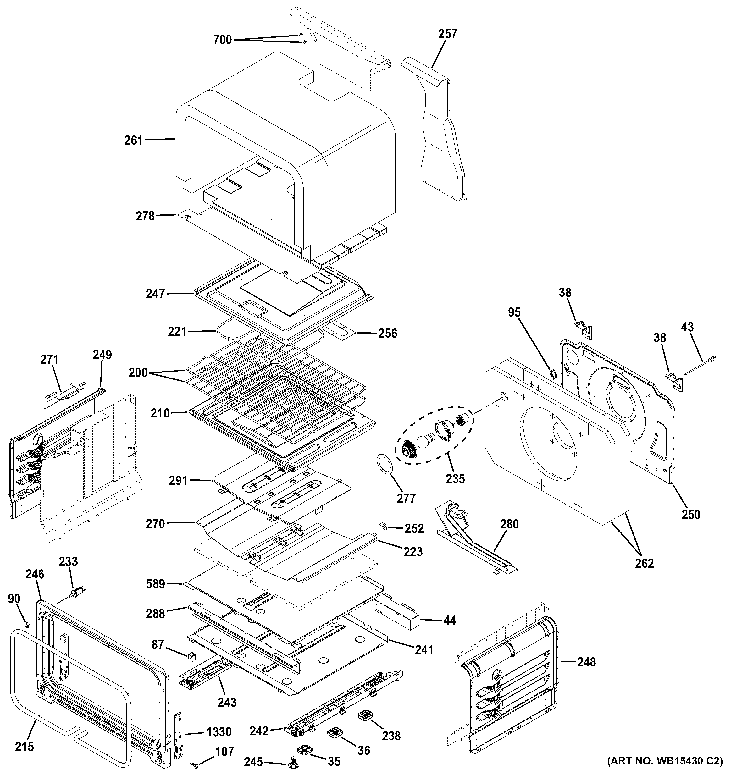 Lower oven