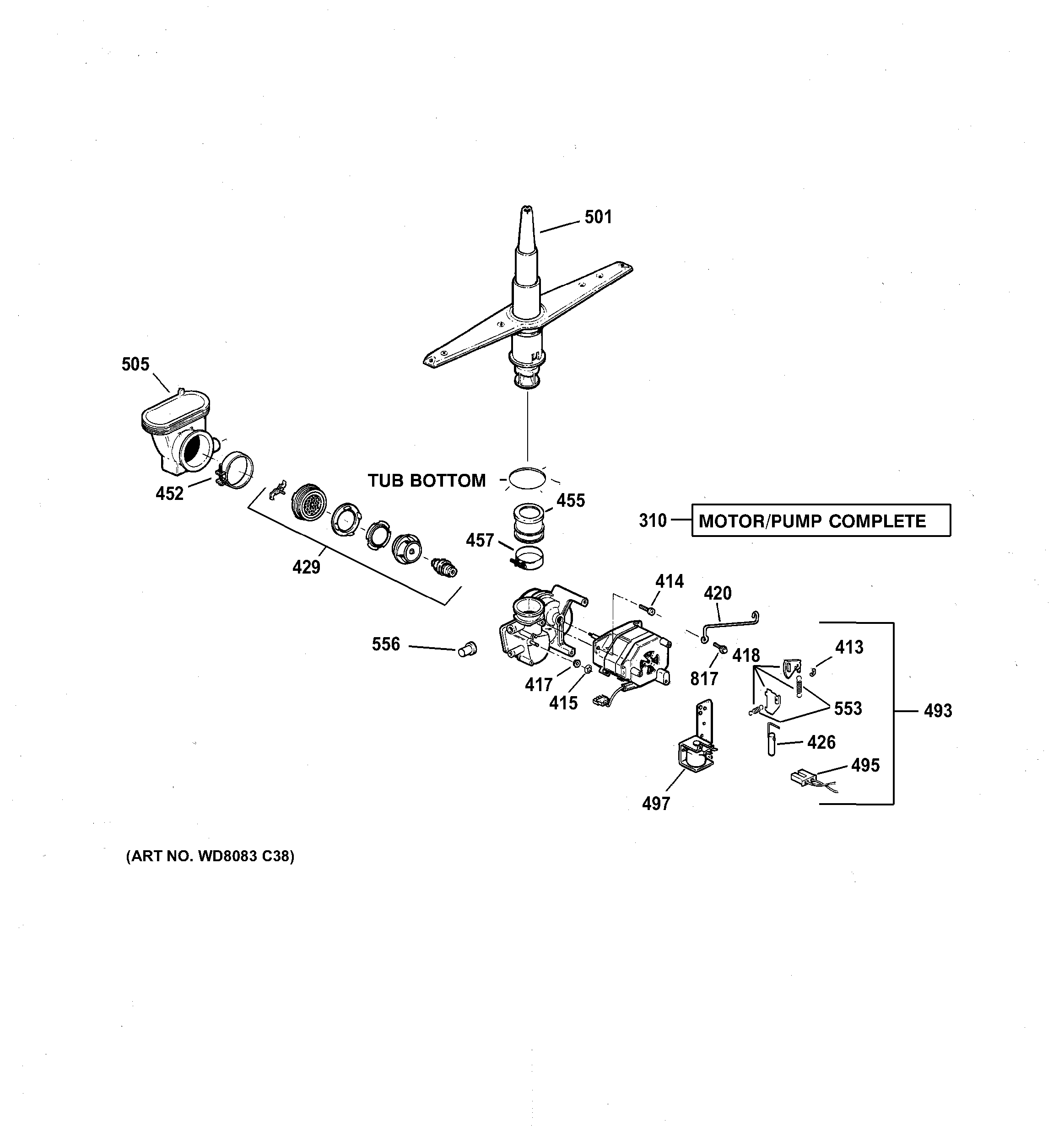 MOTOR-PUMP MECHANISM