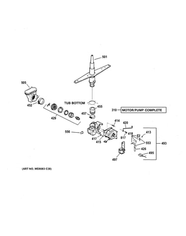 Motor-pump mechanism