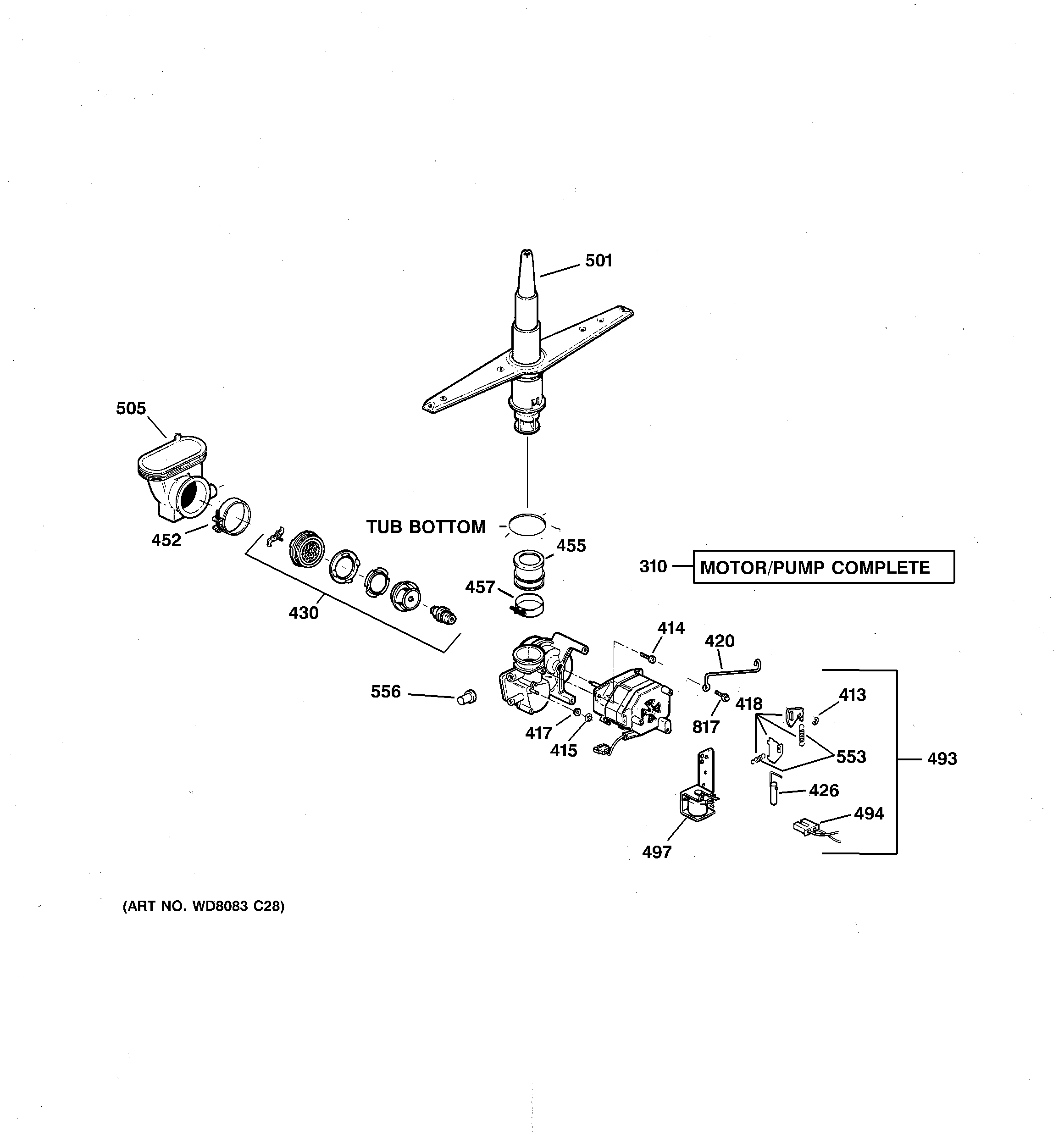 MOTOR-PUMP MECHANISM