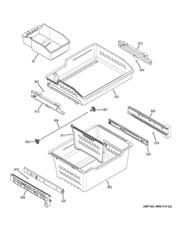 Freezer shelves