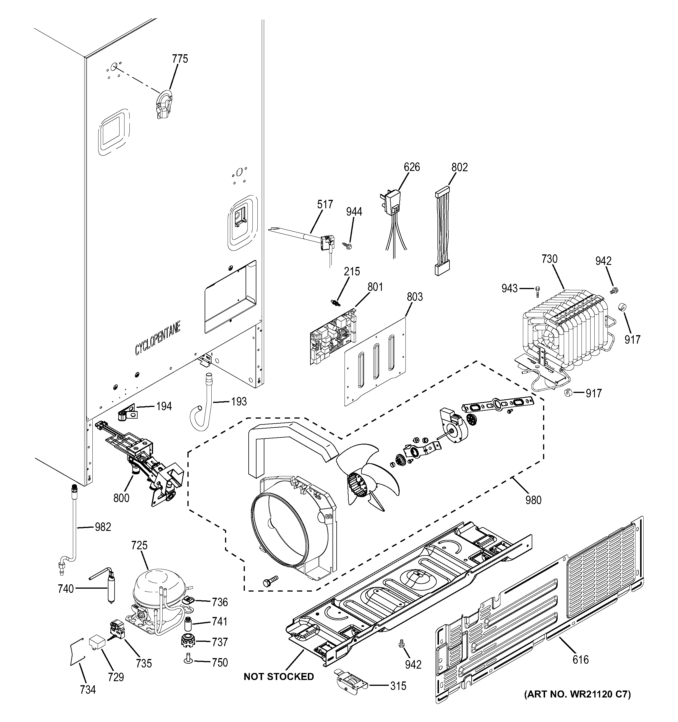 Machine compartment
