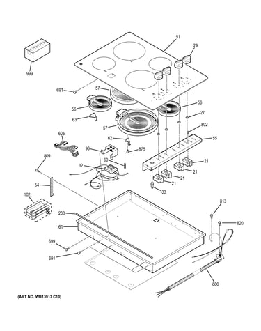 Control panel & cooktop
