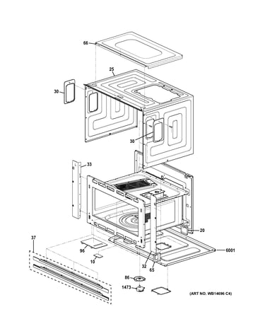 Oven cavity parts