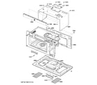GE CVM1750SH1SS oven cavity parts diagram