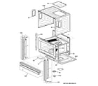 GE ZSC1001J2SS oven cavity parts diagram