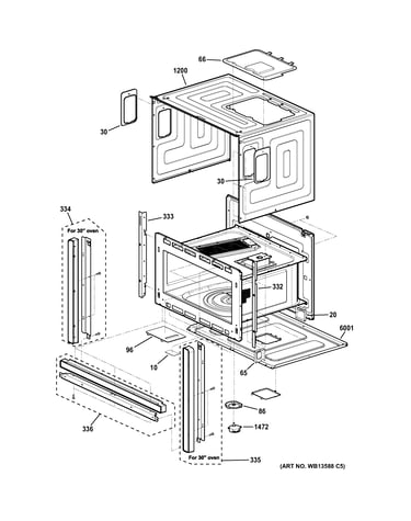 Oven cavity parts