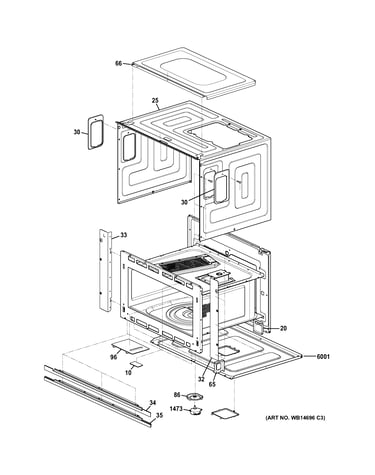 Oven cavity parts