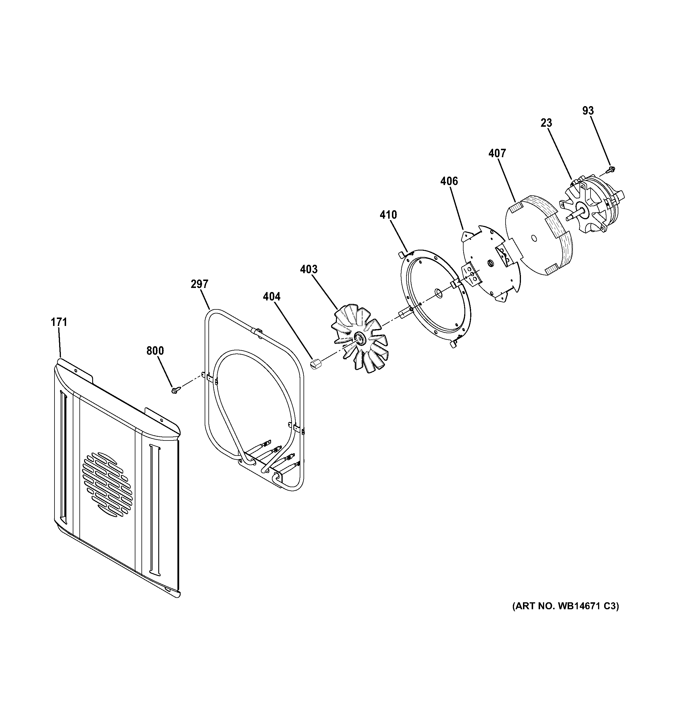 Small convection fan