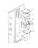 Fresh food shelves