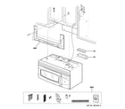 GE PVM1790DR1BB installation parts diagram