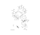 GE JGB650DEF2BB gas & burner parts diagram