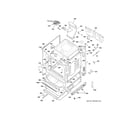 GE JGB650DEF2BB body parts diagram