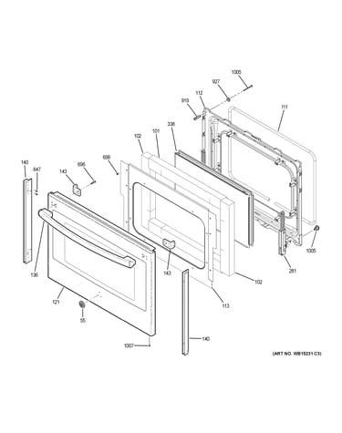 Lower door