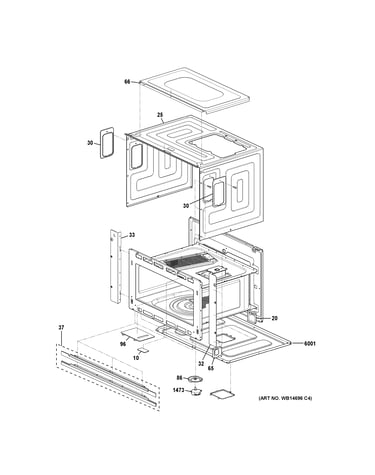 Oven cavity parts