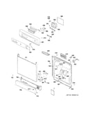 Escutcheon & door assembly