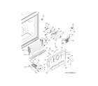 GE GDE23GGHBRBB freezer section diagram