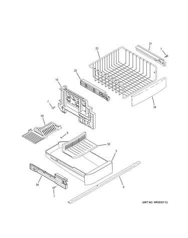 Freezer shelves