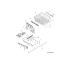 GE GDE23GGHBRWW freezer shelves diagram