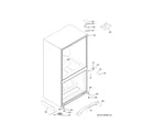 GE GDE23GGHBRWW case parts diagram