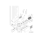 GE GDE23GGHBRWW machine compartment diagram