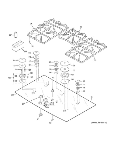 Control panel & cooktop