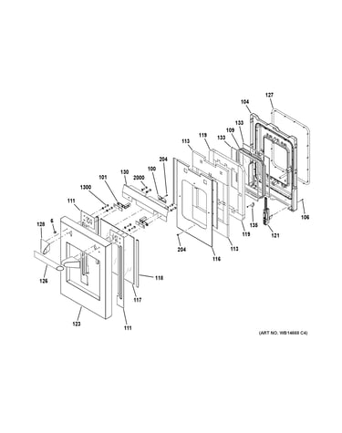 Small door assembly