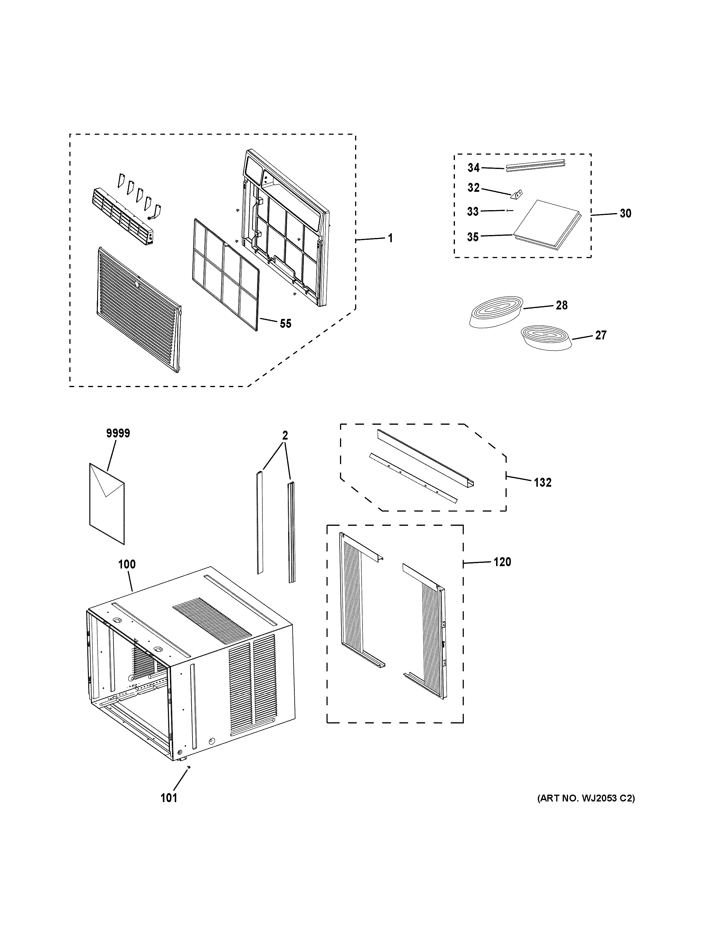 GRILLE & CHASSIS PARTS