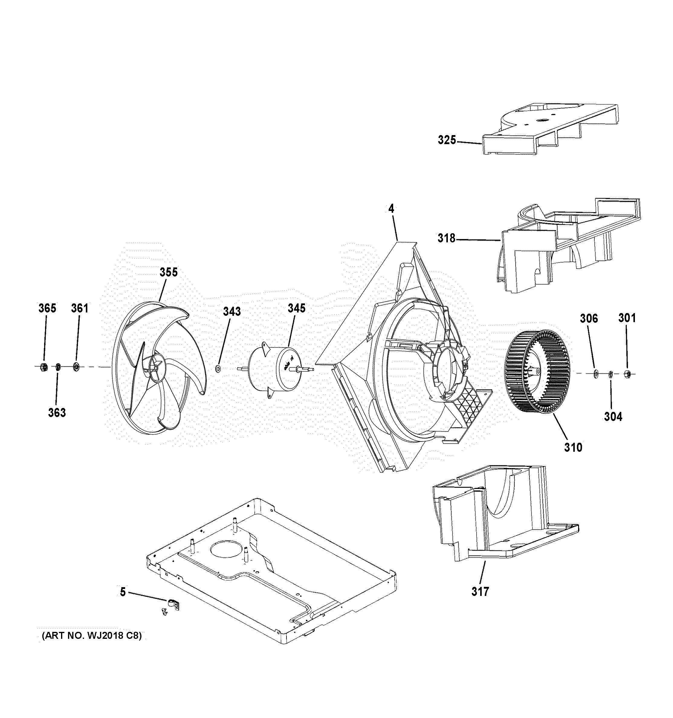 Base pan parts