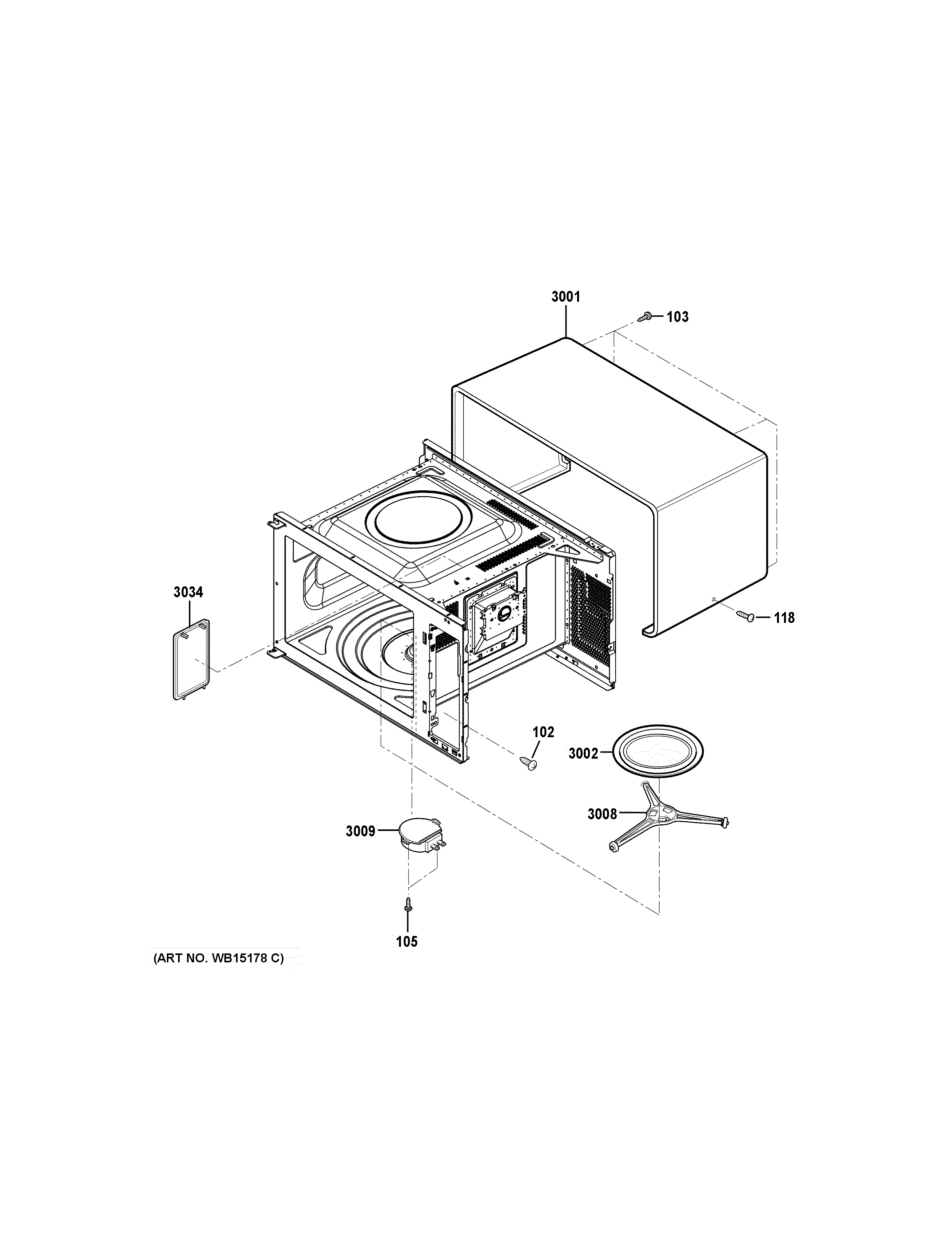 Oven cavity parts