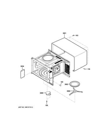 Oven cavity parts