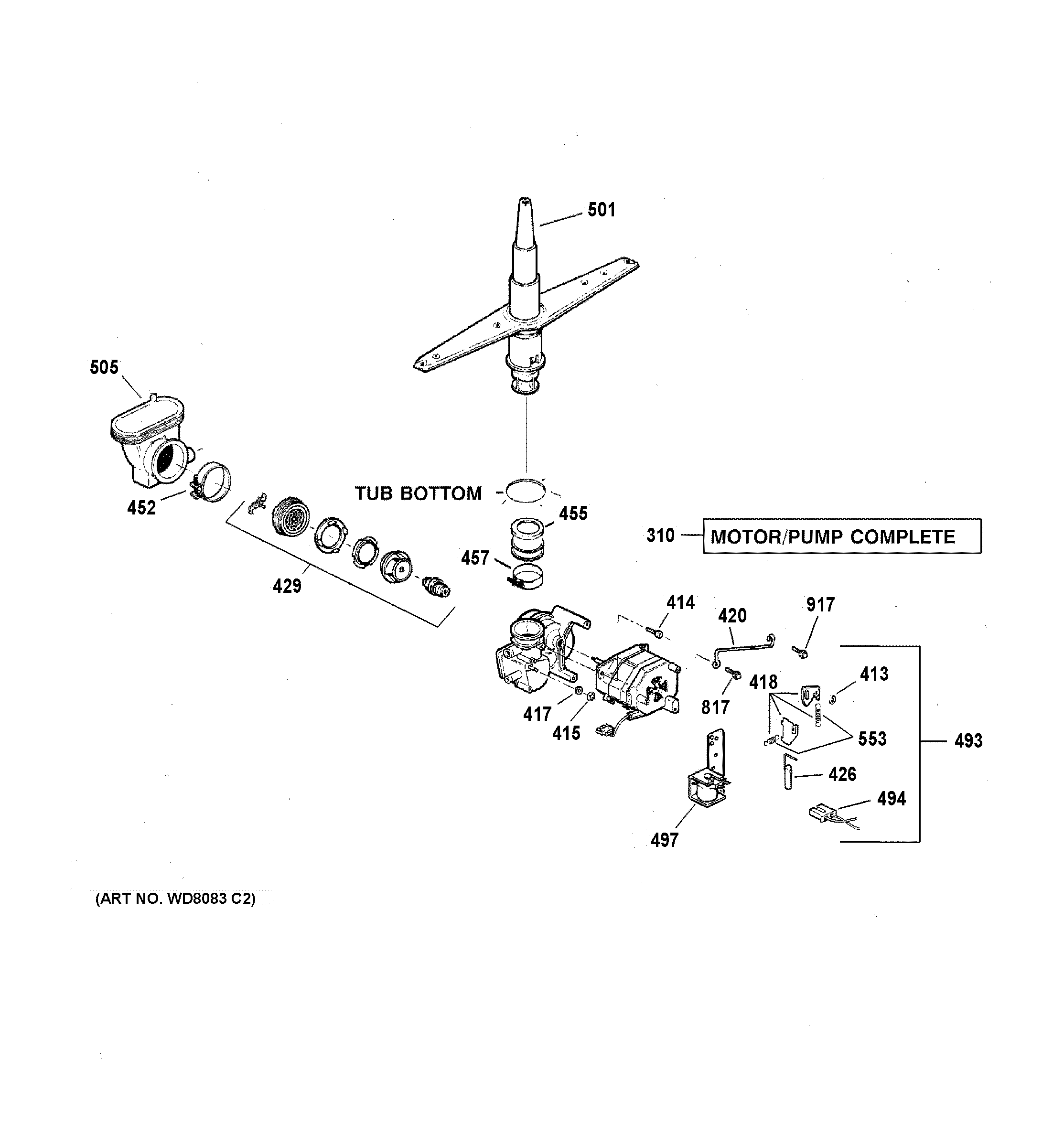 MOTOR-PUMP MECHANISM