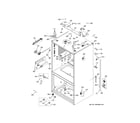 GE PWE23KMDEES case parts diagram