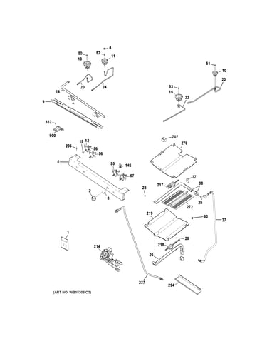 Gas & burner parts