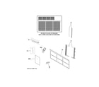 GE AEW10AVL2 room air conditioner diagram